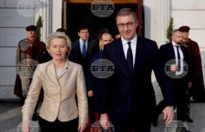 Урсула фон дер Лайен и Християн Мицкоски