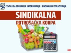 МИНА: Според Съюза на свободните синдикати на Черна гора потребителската кошница за третото тримесечие възлиза на 2080 евро
