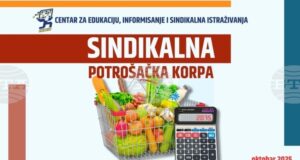 МИНА: Според Съюза на свободните синдикати на Черна гора потребителската кошница за третото тримесечие възлиза на 2080 евро