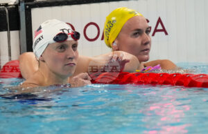 Оттеглилата се от плуването олимпийска шампионка Ариарне Титмус се гордее със съперничеството си с Кейти Ледецки