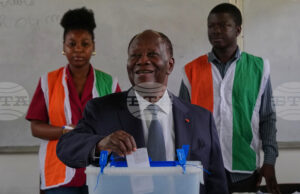 Президентът на Кот д’Ивоар Аласан Уатара спечели изборите, сочат предварителни резултати Президентът на Кот д'Ивоар Аласан Уатара спечели изборите, сочат предварителни резултати