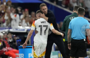 Селекционерът на германския национален отбор Юлиан Нагелсман защити Флориан Вирц