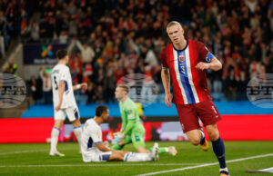 Холанд с хеттрик за категоричен успех на Норвегия, Унгария записа първа победа в квалификациите