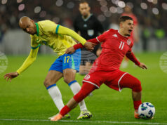 Бразилия пропусна дузпа и не успя да победи Тунис в контрола