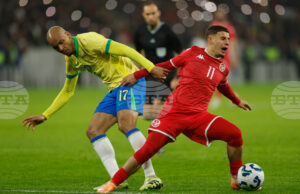 Бразилия пропусна дузпа и не успя да победи Тунис в контрола