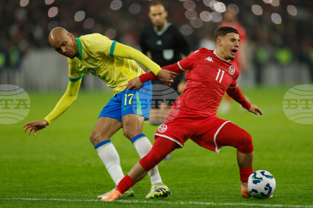 Бразилия пропусна дузпа и не успя да победи Тунис в контрола