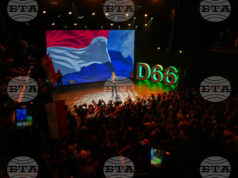 Изборите в Нидерландия могат да променят баланса в ЕС Роб Йетен, лидер на проевропейската партия Д66, говори пред привърженици след обявяването на първия екзитпол в нощта на предсрочните парламентарни избори.