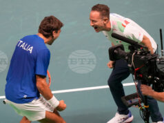 Италия достигна полуфиналите за Купа "Дейвис" Италия достигна полуфиналите за Купа "Дейвис"