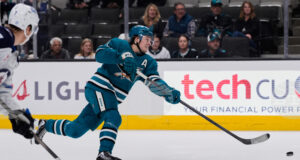 Канадецът Маклин Селебрини вече има 23 точки след гол и асистенция при победата на Сан Хосе над Уинипег в НХЛ