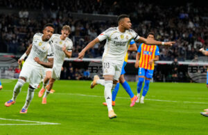 Килиан Мбапе вкара два гола и Реал Мадрид победи Валенсия в ЛаЛига