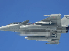 Френски изтребител Rafale с ракета ASMPA-R през 2024 г.