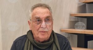 На снимката: Владимир Перев - общественик, македонски българин, бивш телевизионен журналист