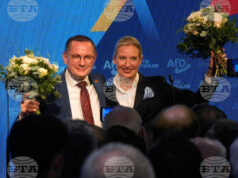 Лидерите на крайнодясната АзГ Алис Вайдел и Тино Крупала