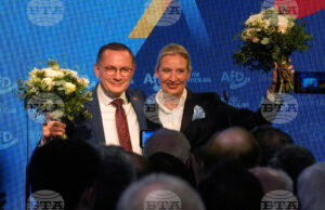 Лидерите на крайнодясната АзГ Алис Вайдел и Тино Крупала