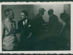 Симеон Радев в годините на новата власт – последен отглас на дипломацията на XX век Симеон Радев, Тодор Павлов, и Мейнард Барнс (Maynard Barnes), дипломат, представител на САЩ в Съюзната контролна комисия. София. Б.д.ЦДА, ф. 77К, оп. 4, а.е. 1676