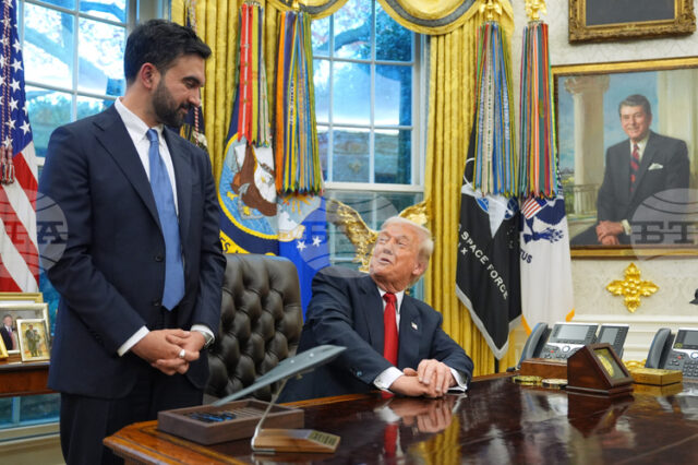 Срещата между Тръмп и новоизбрания кмет на Ню Йорк Мамдани премина в неочаквано приятелска атмосфера