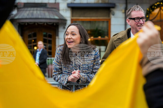 Венецуелската носителка на Нобелова награда за мир заяви, че се стреми към мирен преход след Мадуро