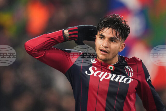 Защитаващият трофея си тим на Болоня се класира за четвъртфиналите Защитаващият трофея си тим на Болоня се класира за четвъртфиналите в турнира за Купата на Италия