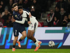 Пари Сен Жермен постигна голяма победа срещу Рен, Хвича Кварацхелия вкара два гола Пари Сен Жермен постигна голяма победа срещу Рен, Хвича Кварацхелия вкара два гола