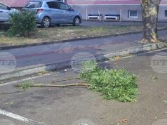 При силен вятър не стойте на открито заради опасността от падащи предмети, съветват от пожарната