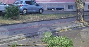 При силен вятър не стойте на открито заради опасността от падащи предмети, съветват от пожарната