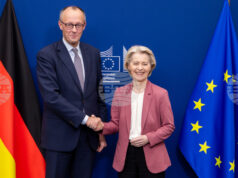 Фон дер Лайен и Мерц заявиха, че са провели "конструктивни" разговори с белгийския премиер Де Вевер за замразените руски активи