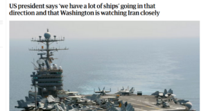 Американска „армада“ се насочва към Близкия изток, докато броят на жертвите в Иран надхвърли 5 000