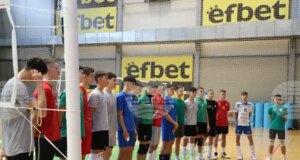 Българският национален отбор по волейбол за мъже (до 18 г) отстъпи на Сърбия в Европейска квалификация, играна в Подгорица