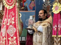 Всичко материално остава долу на земята, затова обичайте се, любовта спасява, каза в шуменския храм "Св. Три Светители" отец Иван