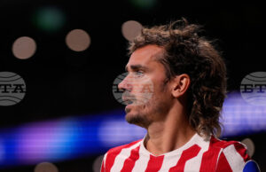 Гол на Антоан Гризман прати Атлетико Мадрид в четвъртфиналите за Купата на Испания