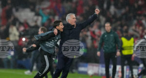 Гол на вратаря на Бенфика Анатолий Трубин с глава в последните секунди срещу Реал Мадрид класира тима от Лисабон напред в Шампионската лига