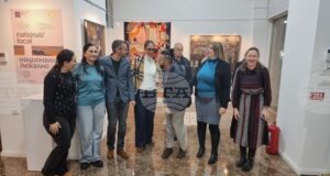 Изложбата „Национално/локално” на Художествена галерия - Казанлък беше открита тази вечер в Българския културно-информационен център в Скопие
