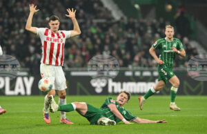 Кьолн спечели три точки при домакинството си на Волфсбург