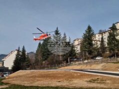 Медицински хеликоптер транспортира тежко пострадал мъж от родопското село Гела към София