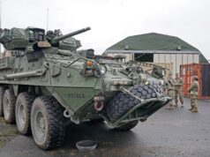Модернизация на армията: Първите машини „Страйкър“ пристигат в България бронетранспортьор "Страйкър"
