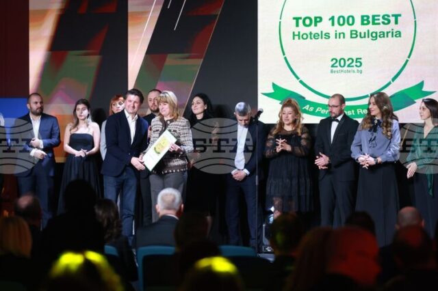 Наградите за най-добрите хотели в България, според оценките на техните гости, бяха връчени тази вечер