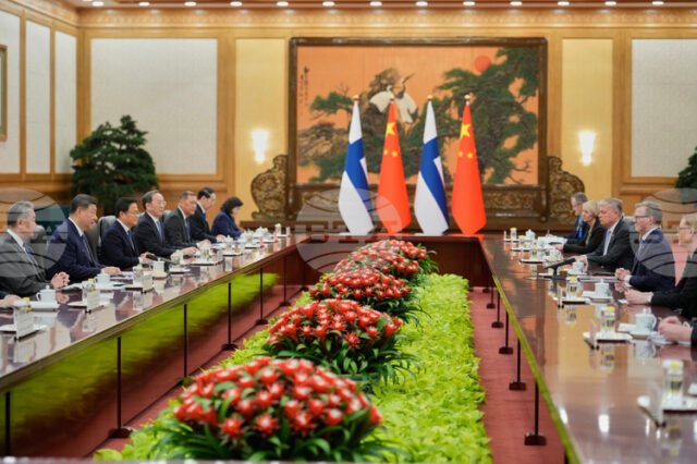 ОБНОВЕНА Китайският президент Си прие финландския премиер Орпо; надява се Финландия да има конструктивна роля в отношенията между Пекин и ЕС