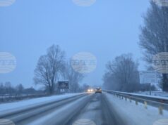 Ограничено е движението по пътя между Разлог и Симитли през прохода Предел за превозни средства над 12 тона