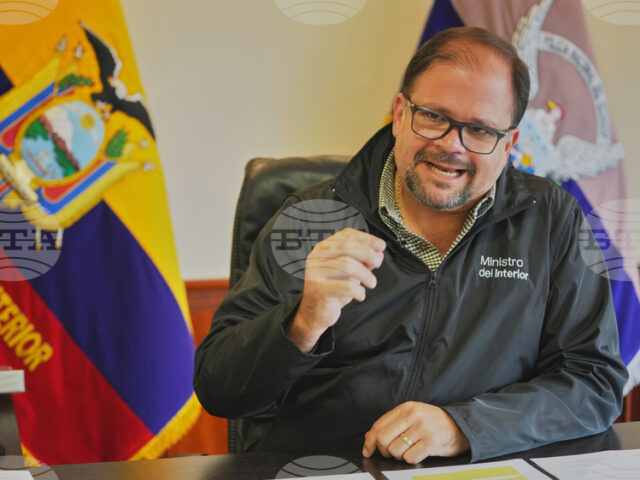 САЩ ще поискат екстрадицията на ръководител на еквадорска банда за трафик на наркотици от Испания, заяви еквадорският вътрешен министър