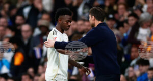 Шаби Алонсо подкрепи Винисиус, въпреки освиркванията от страна на публиката