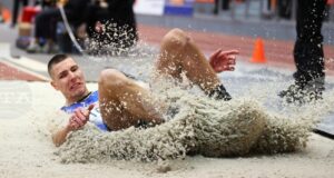 Божидар Саръбоюков зае трето място в скока на дължина на турнир по лека атлетика в Острава