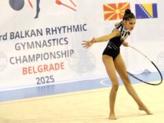 България поведе в класирането на отборната надпреварата при девойките на турнира по художествена гимнастика Miss Valentine в Тарту