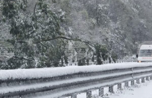 Въвеждат се ограничения за автомобили над 12 тона на магистрала „Хемус“ в областите София и Ловеч поради силен снеговалеж и почистване