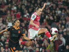 Кейтлин Форд отбеляза гол в продълженията, за да донесе победата на Арсенал в първото издание на турнира по футбол за Купата на шампионите за жени