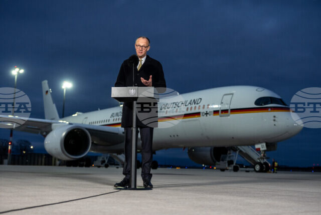 Мерц пристигна в Пекин на първото си официално посещение в Китай като канцлер на Германия