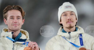 Отборът на Норвегия запази лидерството си в класирането по отличия след десетия ден на Олимпиадата