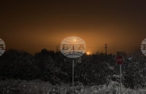 Светлини от специфично военно учение осветиха небето над учебен полигон „Тюлбето“ в Казанлък