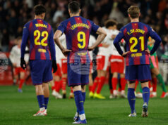 Старши треньорът Ханзи Флик не обвинява съдийството за загубата на Барселона от Жирона