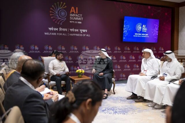 УАМ: Престолонаследникът на Абу Даби се срещна с президента на Шри Ланка в кулоарите на срещата на върха, посветена на въздействието на ИИ