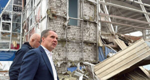 Украински обстрел е причинил сериозни щети в руския Белгород, заяви областният губернатор